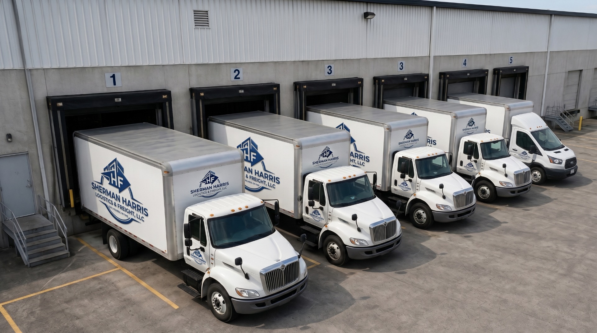 Sherman Harris 26-foot straight box truck with lift gate
